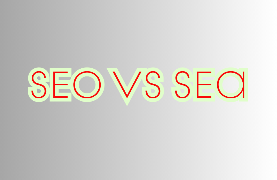 SEO VS SEA Blog banner
