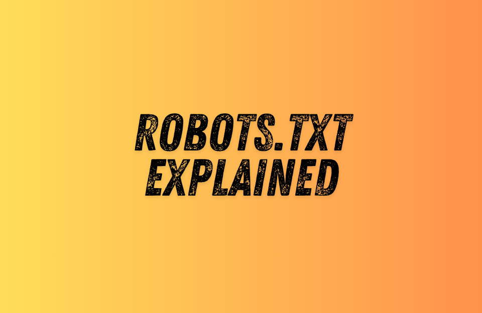 Robots.txt blog banner