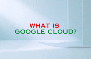 What is Google Cloud? Banner image with minimal modern background