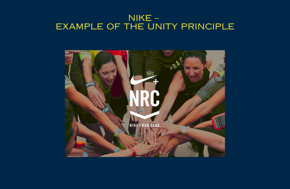 Nike Run Club app and athlete community visuals showing runners united by shared goals and motivation